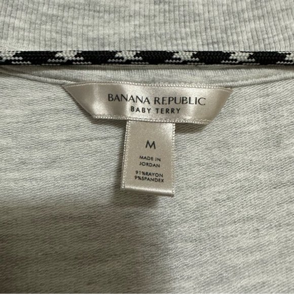 Banana Republic Baby Terry V Neck Pullover Sweatshirt - Picture 6 of 7